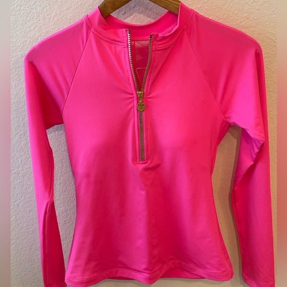 Pink Long Sleeve Rash Guard - Picture 4 of 11
